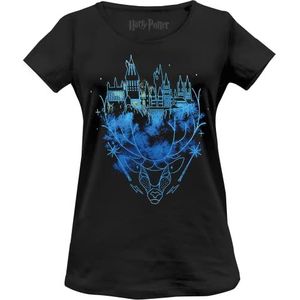 HARRY POTTER T-shirt voor dames, zwart., XL