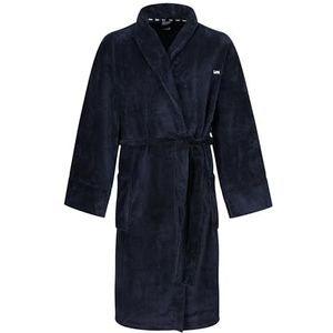 Lee Badjas voor heren in marineblauwe sjaalkraag gewaden, marineblauw, XL