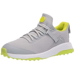 PUMA Fusion Evo golfschoen voor heren, High Rise-kalkpunch, 41 EU