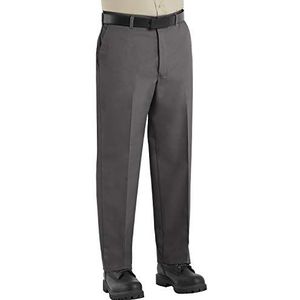 Red Kap Men's Wrinkle-Free Work Pants, Charcoal, 60W x 32L