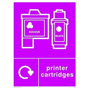 Pack van vijf - Recycling-printer-cartridges Sign - 150x200mm - A5P