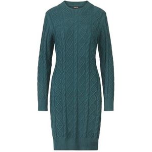 APART Fashion Gebreide jurk, donkergroen, 34