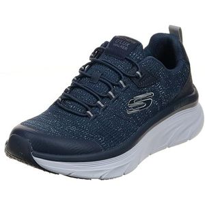 Skechers D'lux Walker Pensive Sneaker voor heren, marineblauw, 43 EU