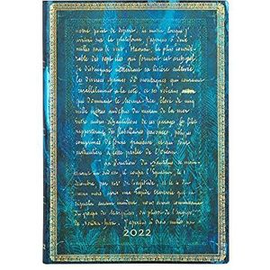 Paperblanks 12 maanden softcover flexibele kalender 2022 Verne, 20.000 mijl | horizontaal | midi (125 × 175 mm)