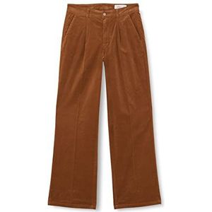 s.Oliver Relaxed: Chino van fijn corduroy, bruin, 38W x 32L