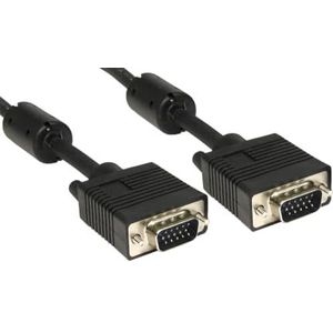 RS PRO VGA-kabel A VGA/stekker B VGA/stekker, 25m PVC zwart