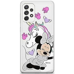 ERT GROUP mobiel telefoonhoesje voor Samsung A33 5G origineel en officieel erkend Disney patroon Minnie 036 optimaal aangepast aan de vorm van de mobiele telefoon, gedeeltelijk bedrukt