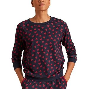 CALIDA Favourites Holidays Damesshirt met lange mouwen, Dark Lapis Blue, Dark Lapis Blue, 36/38 NL