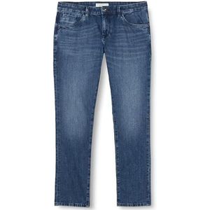 TOM TAILOR Troy Slim Jeans voor heren, 10281 - Mid Stone Wash Denim, 33W / 34L
