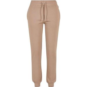 Urban Classics Damskie Spodnie Dresowe Z Organic Slim damesbroek, Kleur: taupe, XXL