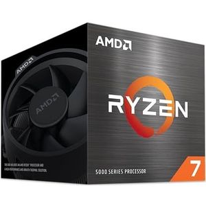 AMD Ryzen™ 7 5700 processor, 8 kernen/16 kernen, architectuur Zen 3, 20 MB L3 cache, 65 W TDP, tot 4,6 GHz Boost-frequentie, Socket AM4, DDR4 & PCIe 4.0, Ventirad Wraith Spire