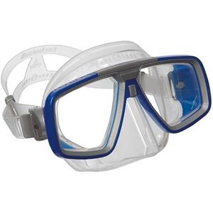 AQUALUNG LOOK - Duikmasker voor volwassenen met dubbel gehard glas, veelzijdig ontwerp voor alle gezichten, 360° wijzerplaatgespen, verbeterde waterdichtheid, ideaal voor duiken