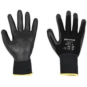 Honeywell 2232270-10/SPS PSS Vertigo Black Nit C&G 1 Cut Protection Handschoenen, Fijne behandeling in vettige omgeving, 9