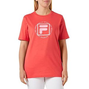 FILA Dames Swindon Graphic Logo T-Shirt, Cayenne, XS, cayenne, XS
