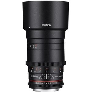 Rokinon Cine DS T2.2 ED UMC telelens 135 mm, Canon, zwart