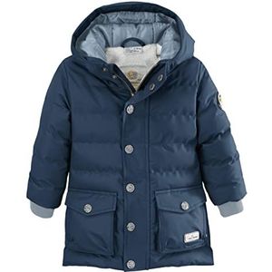 first instinct by killtec unisex PU gewatteerde parka met capuchon FIOW 11 MNS QLTD PRK, donkerblauw, 74/80, 38738-000