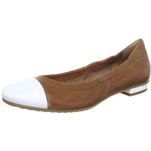 Maripe 830141 instappers voor dames, bruin bruin wit 22, 43 EU