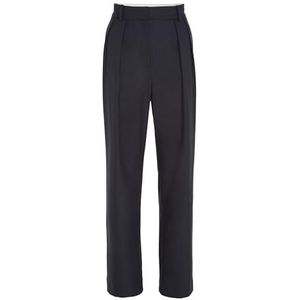 Tommy Hilfiger Dames MD CORE ontspannen rechte broek WW0WW39725, andere casual broeken, blauw, 46, Blauw (Woestijnhemel), 72 NL