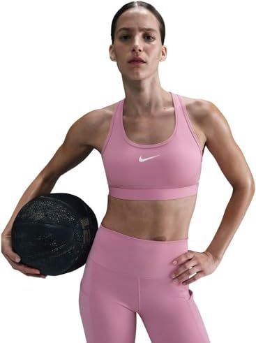 Nike - Swoosh - Sportbeha - Zwart - Medium Impact