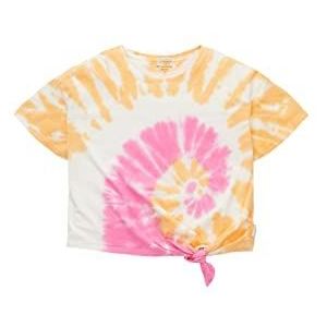 TOM TAILOR Batik T-shirt voor meisjes, met knopen, 31940 - Tie Dye Snail, 164 cm