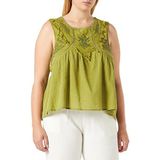 Pepe Jeans, Dames, Tops, Groen, Maat: L