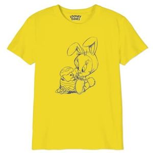 cotton division T-shirt voor jongens, Geel, 10 Jaar