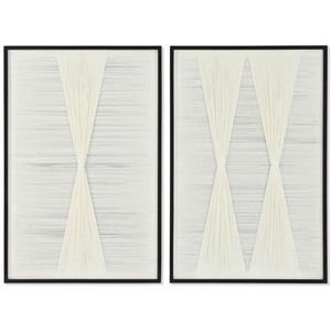 Home ESPRIT Modern canvas 60x3x90cm (2 stuks)