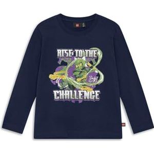 Lego Ninjago - LWTAFFY 110 - T-shirt L/S - Dark Navy - 92, navy, 92 cm