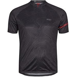 North 56-4/North 56Denim Men's North 56°4 Sport Bike Jersey T-shirt, zwart, XL, zwart, XL