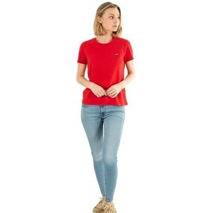 Levi's Perfect Tee T-Shirt dames, Script Red, XS