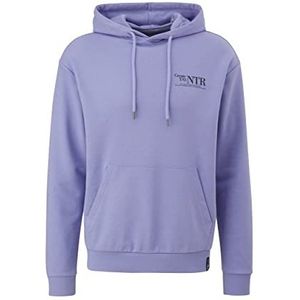 Q/S by s.Oliver Sweatshirt met capuchon voor heren, lila, maat XS, lila (lilac), XS