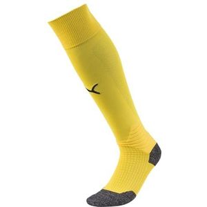PUMA heren Team Liga Sokken, Cyber Geel/PUMA Zwart, 36.5-40 EU