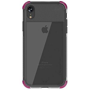 Ghostek Covert 2 iPhone XR Case met industriële sterkte militaire valbescherming voor Apple iPhone XR 2018 | Ondersteunt Qi draadloos opladen | Werkt met Face ID | Roze