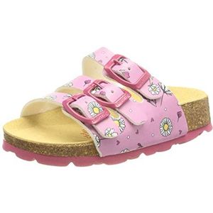 Superfit Pantoffels met voetbed voor meisjes, Roze meerkleurig 5560, 24 EU