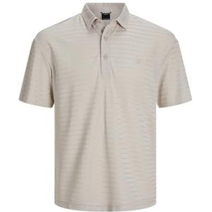 Jack & Jones JCOBEECH Polo SS, maanbeam, L