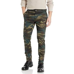 Dickies Stretchbroek voor heren, Camouflage groen jager, 29W / 32L