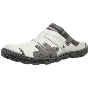 Manitu dames 900403 slippers, wit wit lood 3, 38 EU