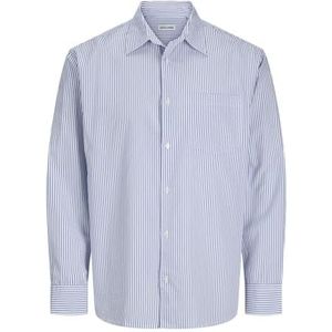 Jjcody Poplin Shirt Ls Sn, wit, XL