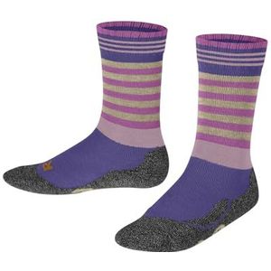 FALKE Active Frog dik ademend wol functioneel materiaal sokken kinderen purper - maat 19-22