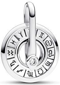 PANDORA - ME Sternzeichenkreis Medaillon-Charm - Sterling Zilver - Cubik Zirkonia
