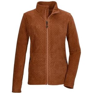 killtec dames Fleecejack met opstaande kraag KOW 106 WMN FLC JCKT, zimt, 48, 41796-000
