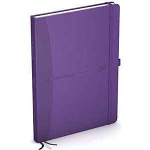Oxford 400106686 My dagboek, eeuwig, 15 x 21 cm, 2 dagen per pagina, vaste omslag, violet
