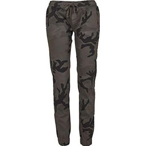 Urban Classics Dames Camo Joggingbroek, voor dames, verkrijgbaar in vele verschillende kleuren, maten XS tot 5XL, meerkleurig (Dark Camo 00784), XXL