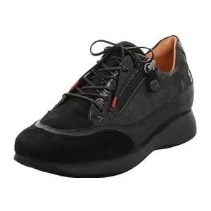 Think Nuvola sneakers voor dames, met leren voering, zwart/combi 0000, 36 EU, zwart combi 0000, 36 EU