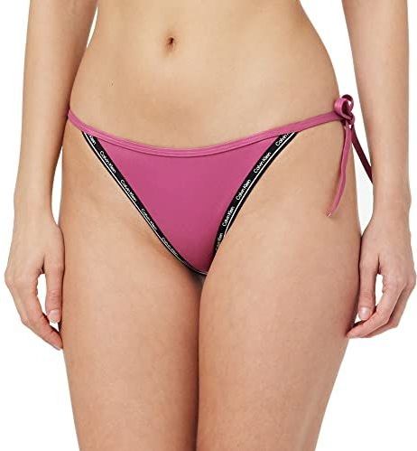 Calvin Klein, Dames, Badkleding, Paars, Maat: XS Polyamide,