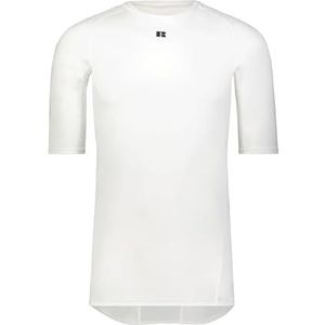 Russell Athletic Men's Standard Half Sleeve Compression Tee, White, Large