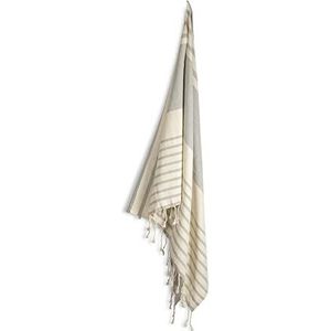 Sagaform Ella Hamam handdoek, katoen, beige, 90x170 cm, 6