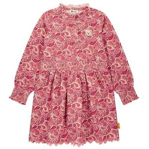 Steiff Jurk met lange mouwen, EU maat 92, perzik bloesem, meisjesjurk, kinderjurk voor elke gelegenheid, losse en comfortabele pasvorm, lange mouwen, wasmachinebestendig, peach blossom, 92