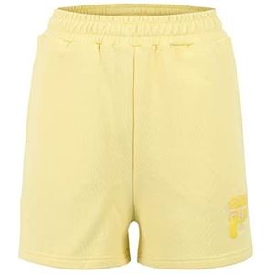 FILA Balve shorts met hoge taille, Pale Banana, S, geel (pale banana), S