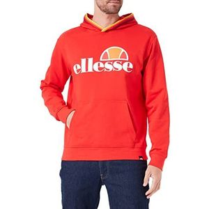 ellesse Heren Hoodie Sweatshirt, Flame Scarlet, XL, flame scarlet, XL